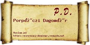 Porpáczi Dagomér névjegykártya